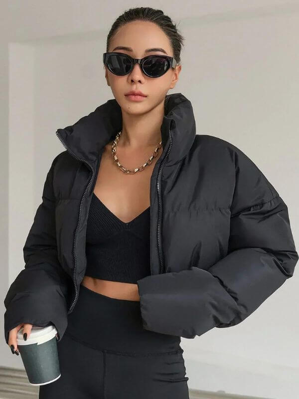 Women's Lightweight Hip-Length Puffer Jacket