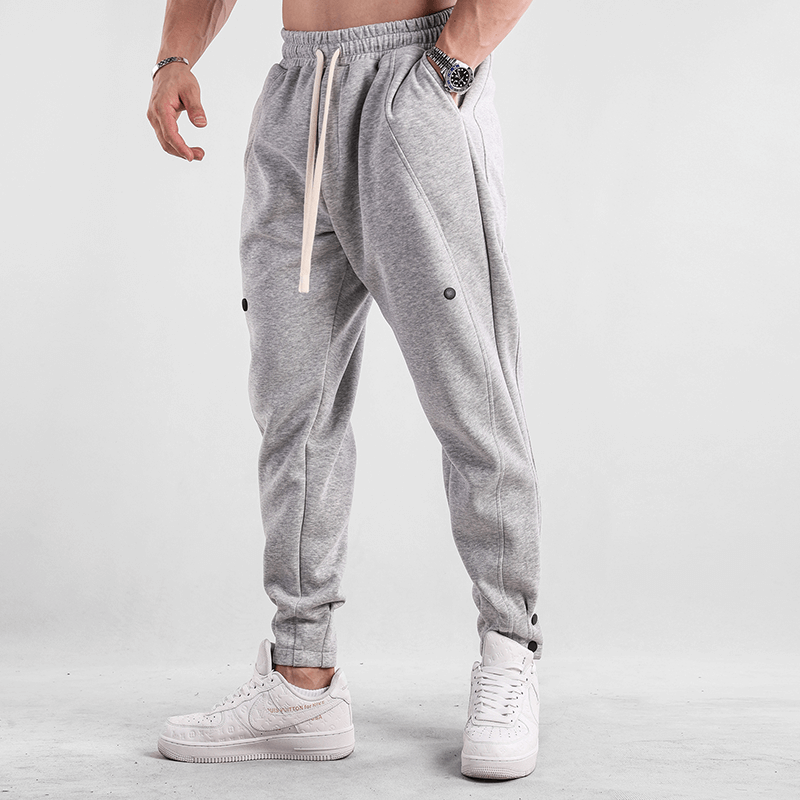 Men's Casual Tapered Joggers with Cuffed Ankles