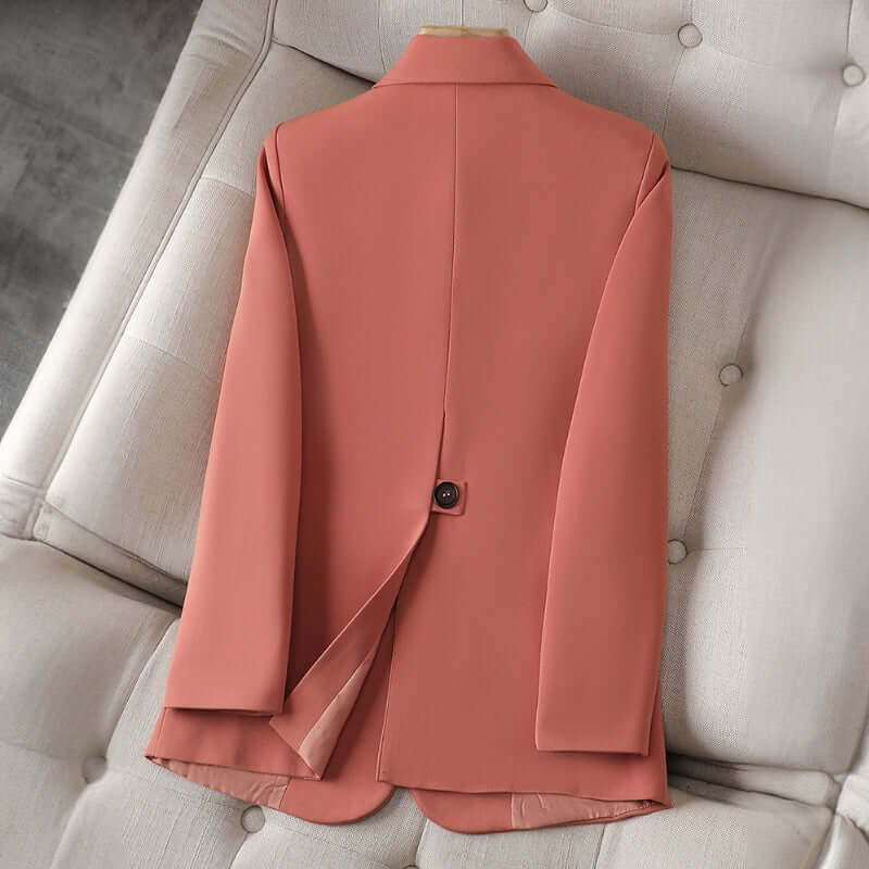 Women's Professional Slim Fit Blazer with Back Split