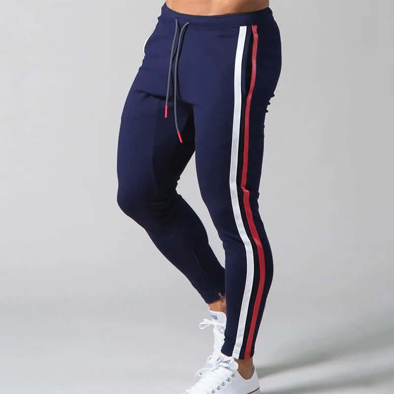 Men's Stripe Skinny Pants: Casual & Outdoor Style
