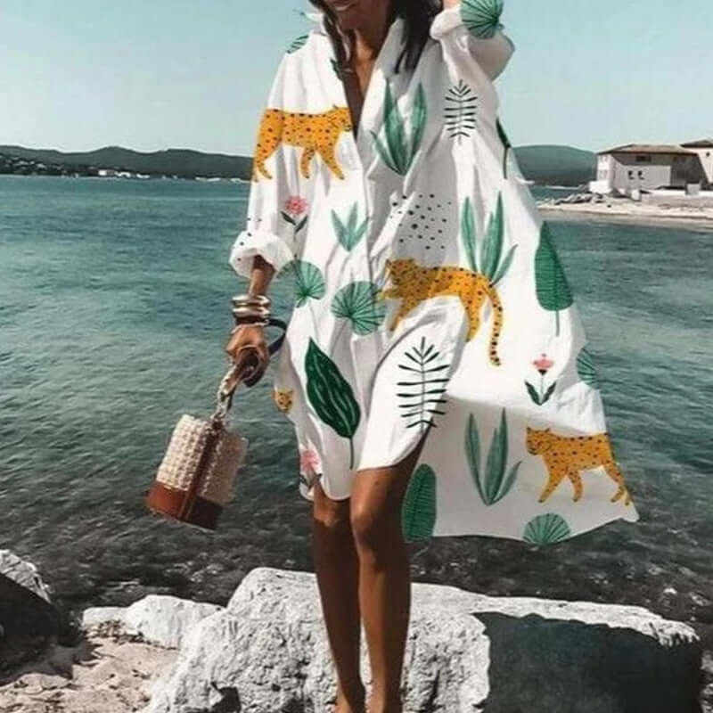 Women's Comfortable Midi Dress: Elegant & Versatile