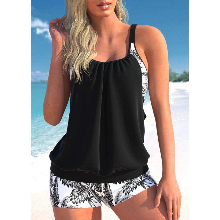 Women's Two-Piece Tankini Swimsuit: Stylish & Comfortable Swimwear