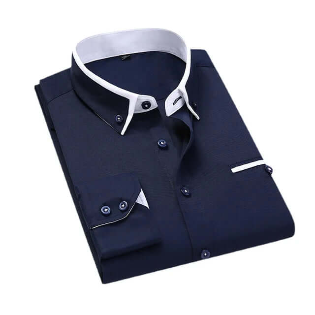 Men's Casual Long Sleeve Shirt: Stylish & Comfortable