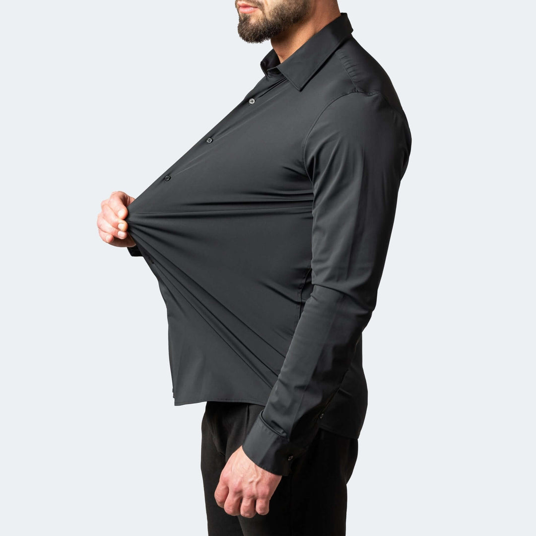 Men's Wrinkle-Free Stretch Shirt: Breathable Comfort