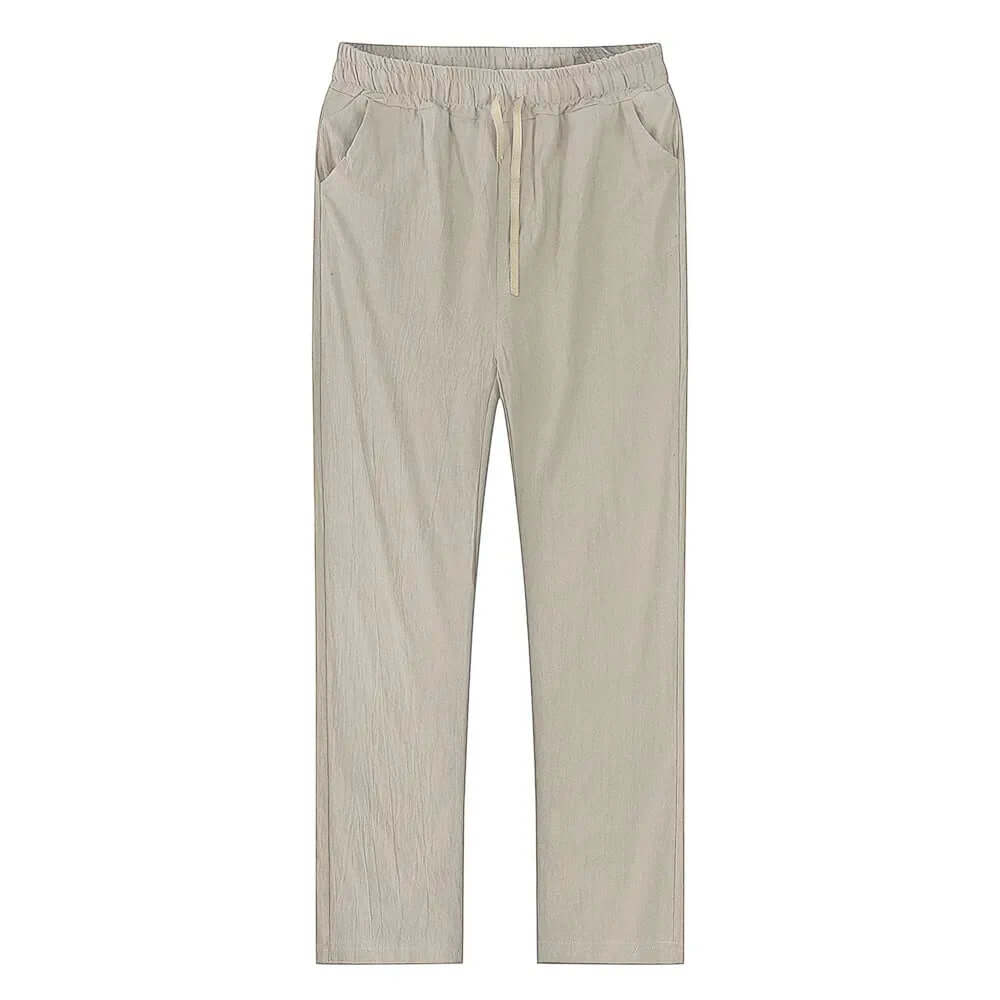 Men's Slim Fit Chino Trousers: Lightweight & Breathable Casual Pants