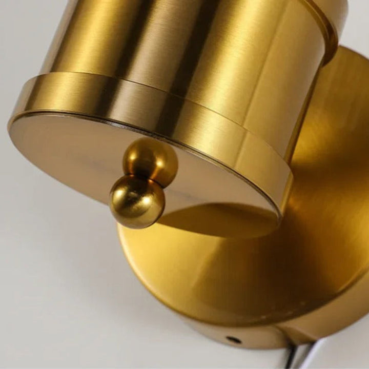 Elegant cylindrical glass wall sconce with chrome finish, crystal accents, electroplated hardware. Ideal for modern interiors