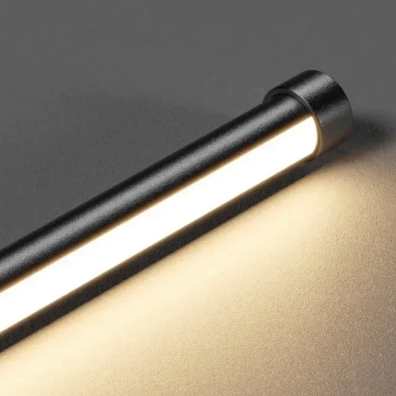 Elegant LED floor lamp with minimalist design, soft ambient lighting, adjustable timer, and remote control for modern interio