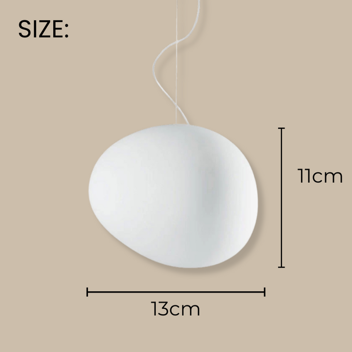 Elegant white glass globe pendant ceiling light with sleek design, ideal for modern decor, enhances dining rooms and lounges.