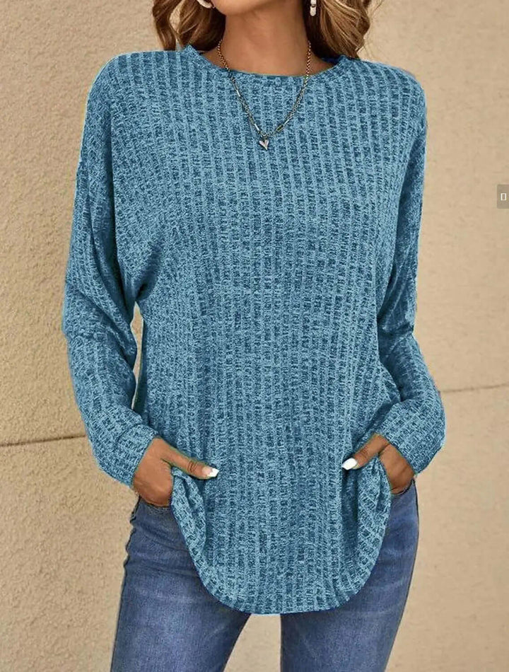 Women's Casual Knitted Stretchy Top
