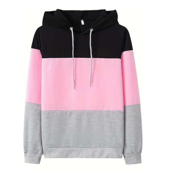 Women's Relaxed Fit Color Block Sweatshirt