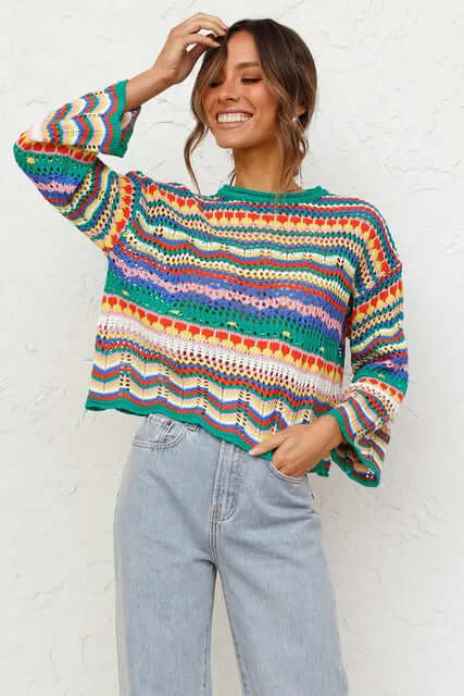 Women's Trendy Loose-Knit Sweater