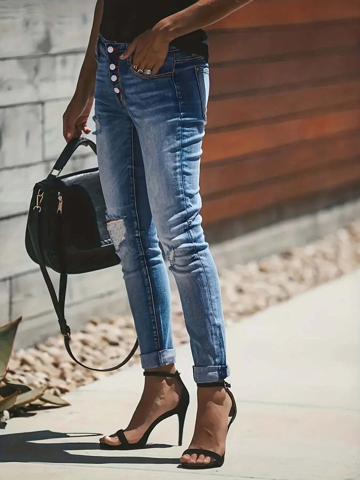 Women's High-Waisted Relaxed Fit Jeans