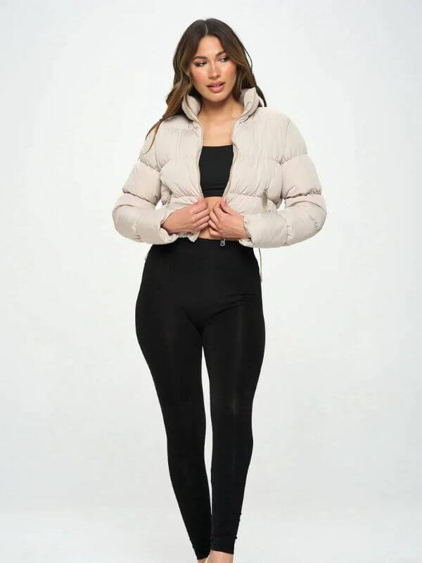 Women's Lightweight Hip-Length Puffer Jacket
