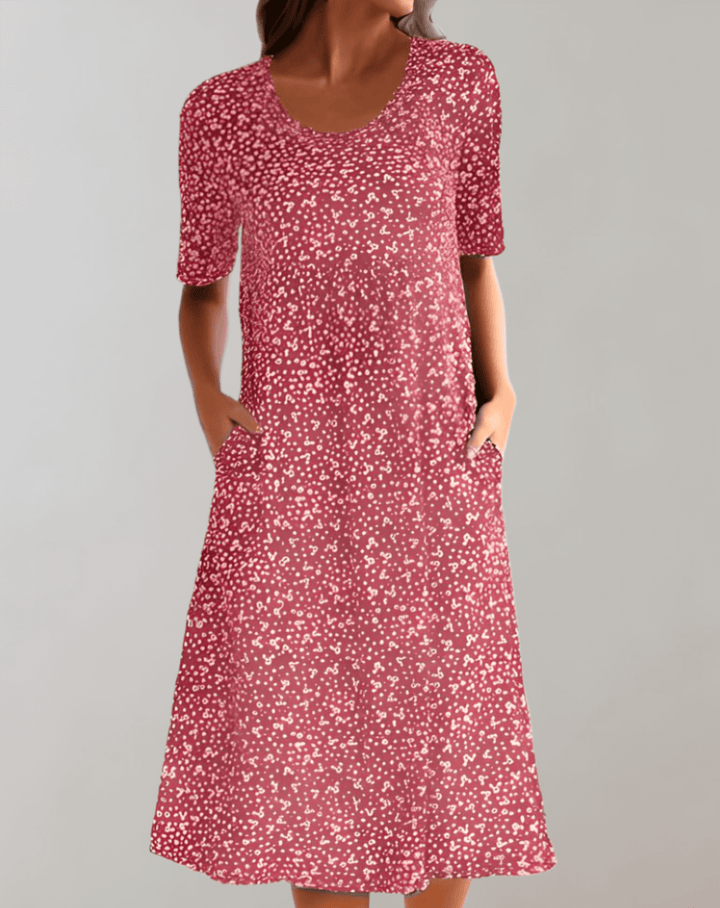Women's Summer V-Neck Casual Dress