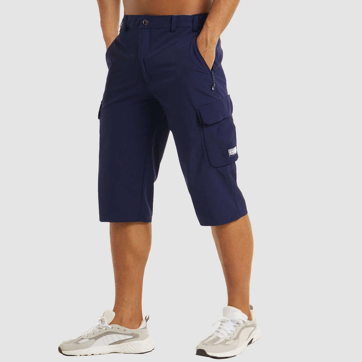 Men's Outdoor Walking Shorts: Multi-Pocket Hiking Shorts