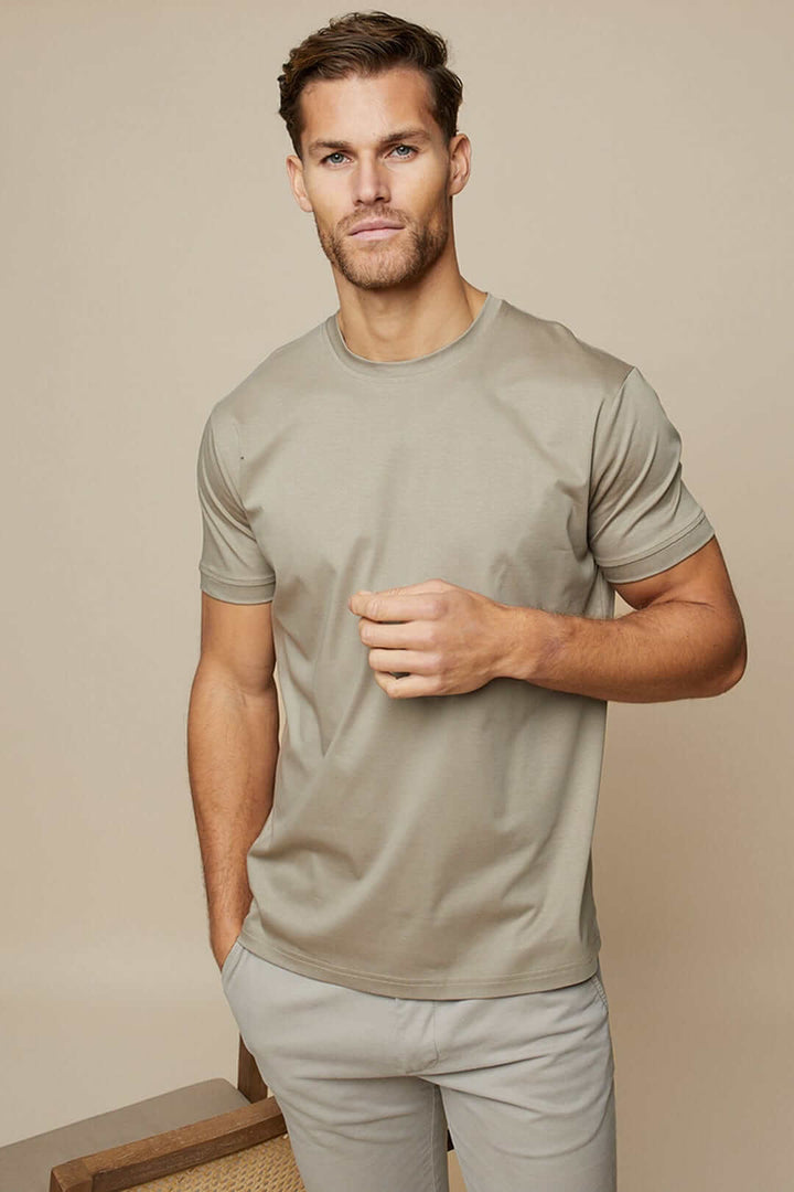 Men's Relaxed Fit Cotton Crew Neck T-Shirt