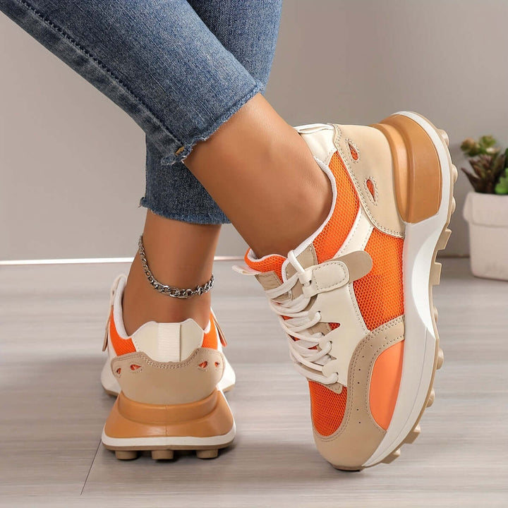 Women's Breathable Mesh Chunky Trainers