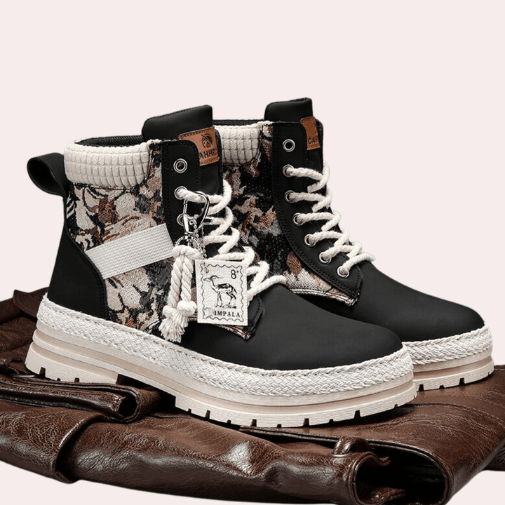 Men's High-Top Outdoor Shoes: Trendy & Durable