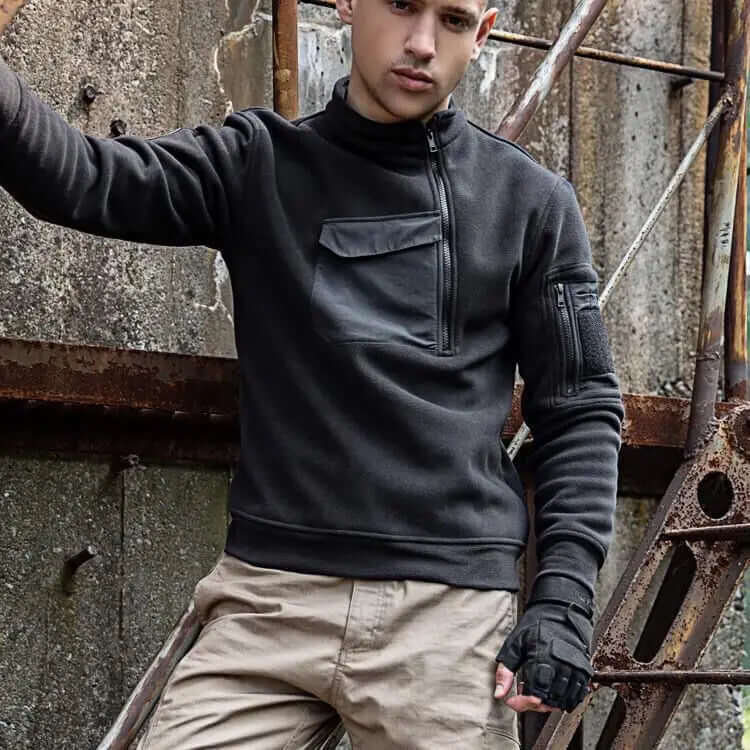 Men's Tactical Fleece Jacket: Warm, Durable & Versatile