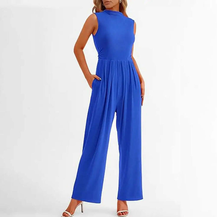 Elegant Women's Wide-Leg Formal Jumpsuit