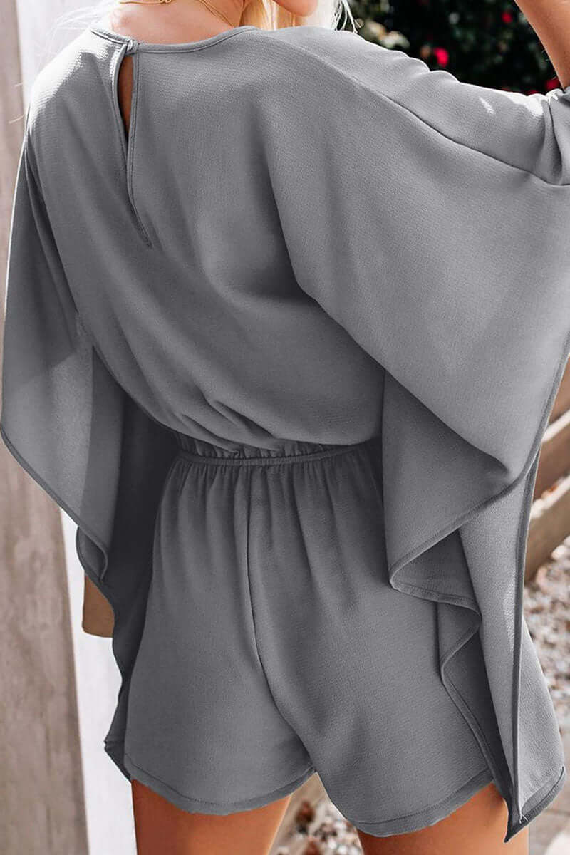 Women's Relaxed Fit V-Neck Jumpsuit