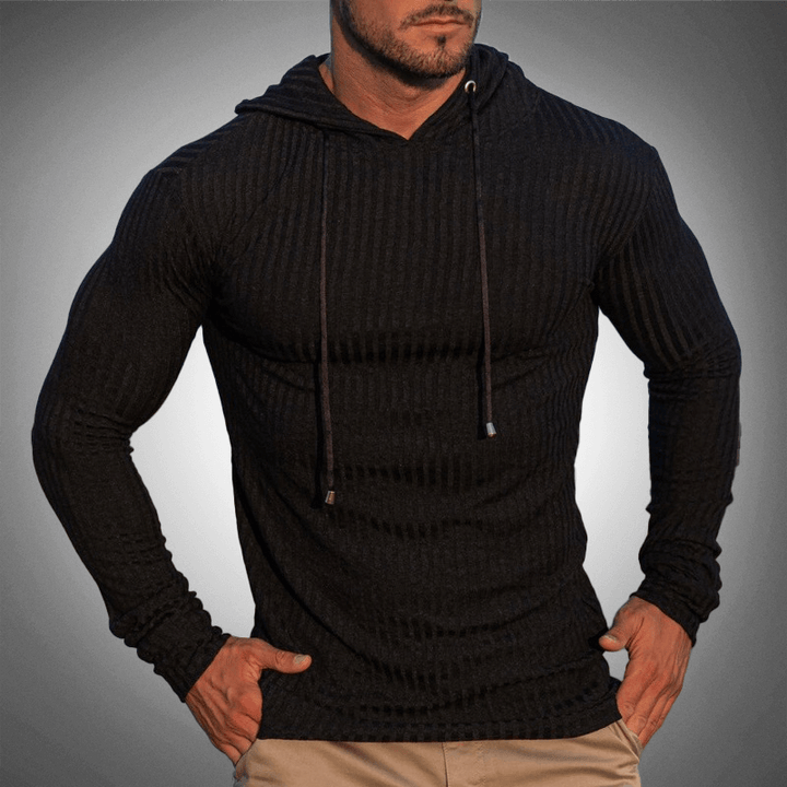 Men's Slim-Fit Knit Sweater: Versatile & Comfortable