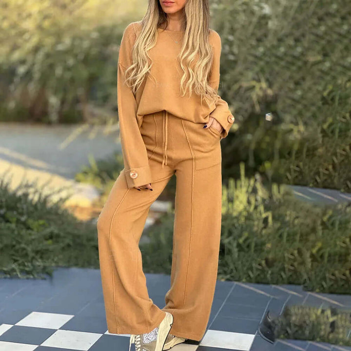 Women's Elegant Breathable Two-Piece Set