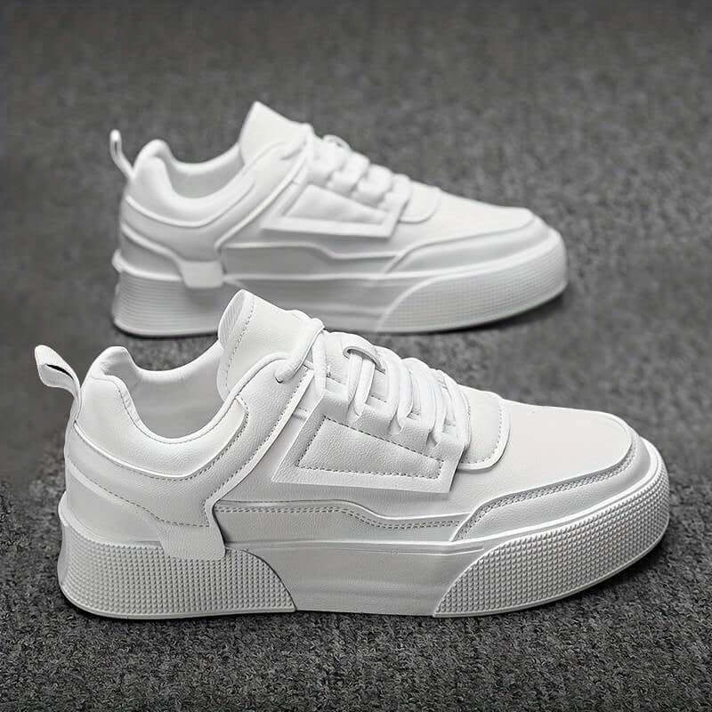 Men's Casual Lace-Up Sneakers with Chunky Sole