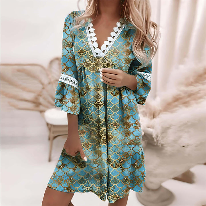 Elegant Sleeveless Midi Dress: Flowy Formal Women's Dress