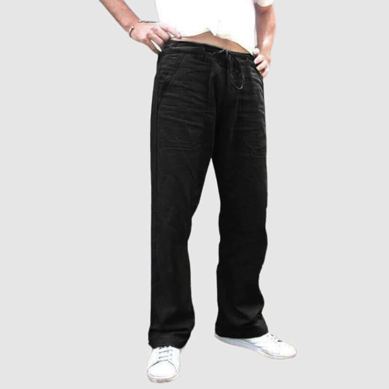Men's Relaxed-Fit Drawstring Casual Trousers