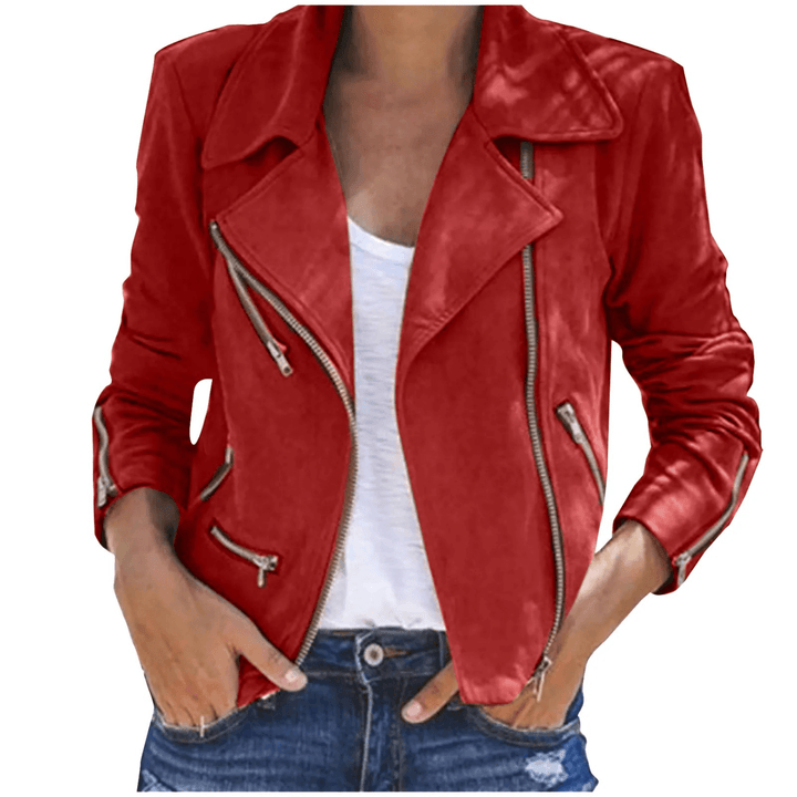Vintage Women's Leather Jacket: Stylish & Durable
