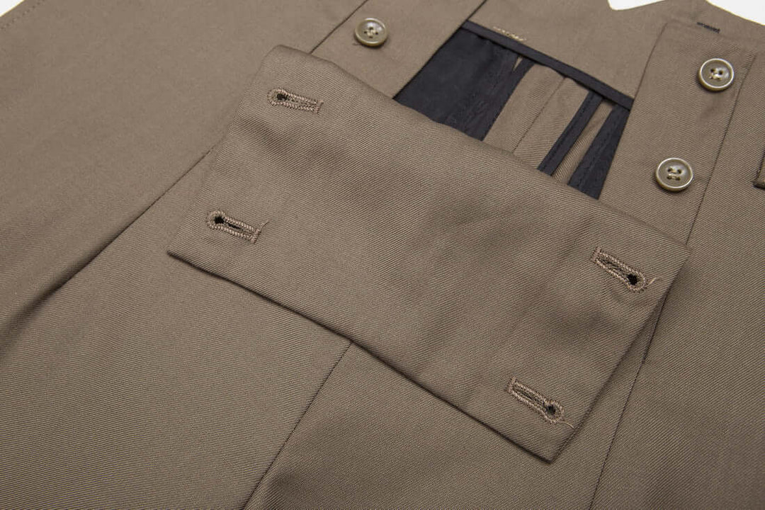 Men's Retro Straight Leg Casual Trousers