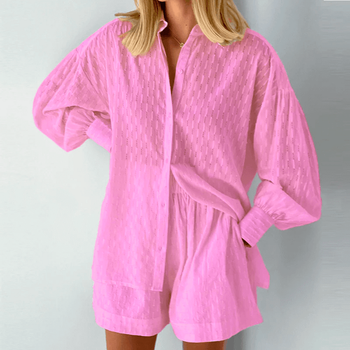 Women's Two-Piece Set: Elegant & Comfortable Outfit