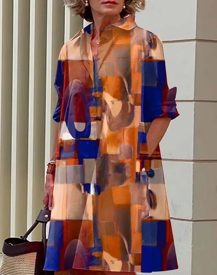 Elegant A-Line Retro Dress