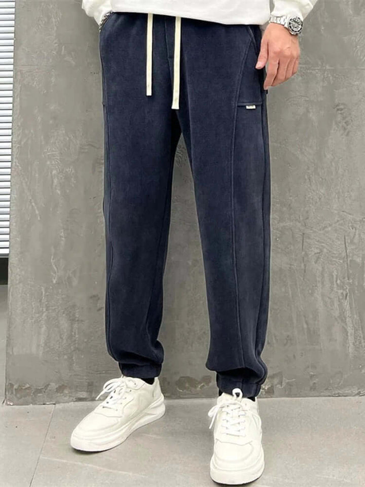 Men's Casual Corduroy Trousers: Regular Fit, Durable & Stylish