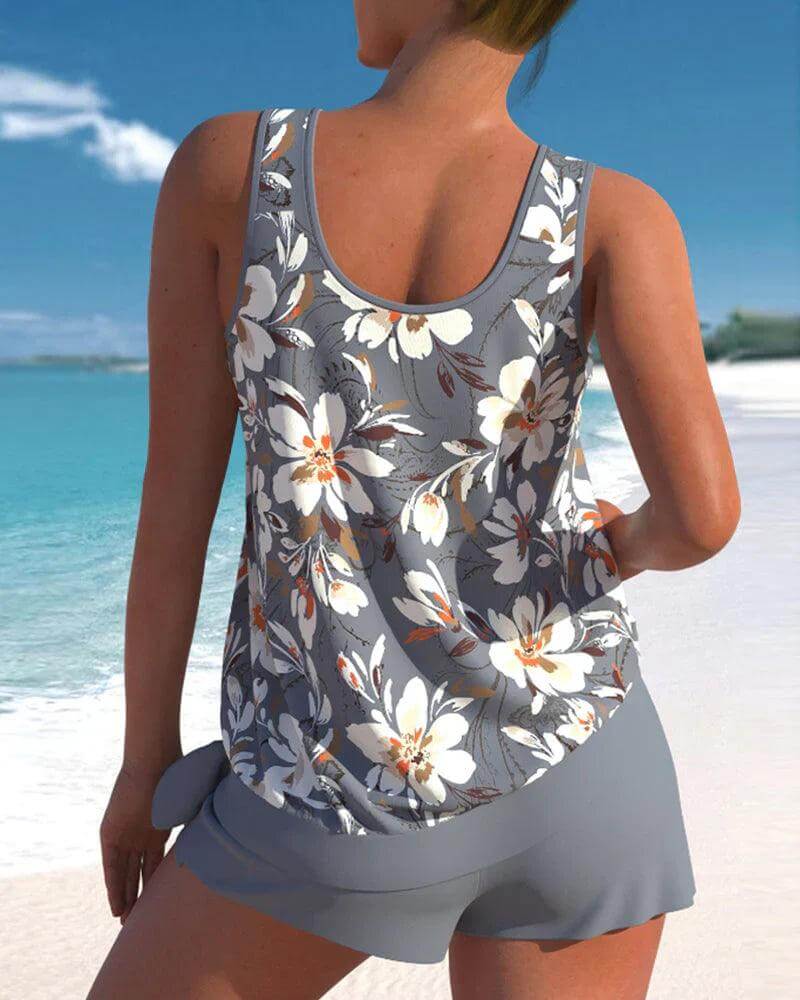 Women's Adjustable Tankini Swimsuit: Two-Piece Swimwear