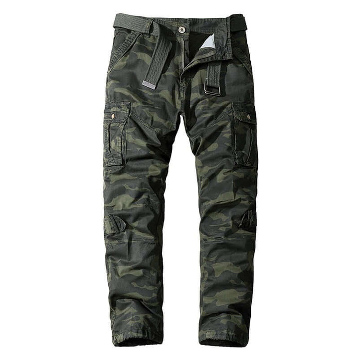 Men's Relaxed Fit Multi-Pocket Cargo Trousers
