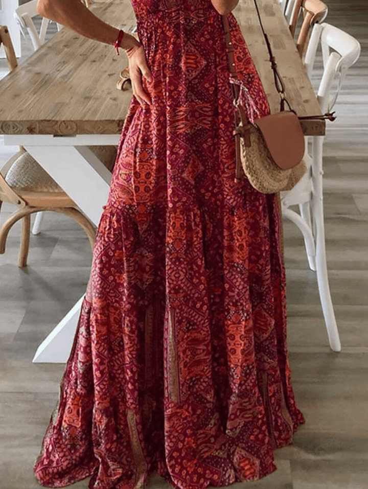 Women's Long Sleeve Summer Dress: Lightweight Casual Gown