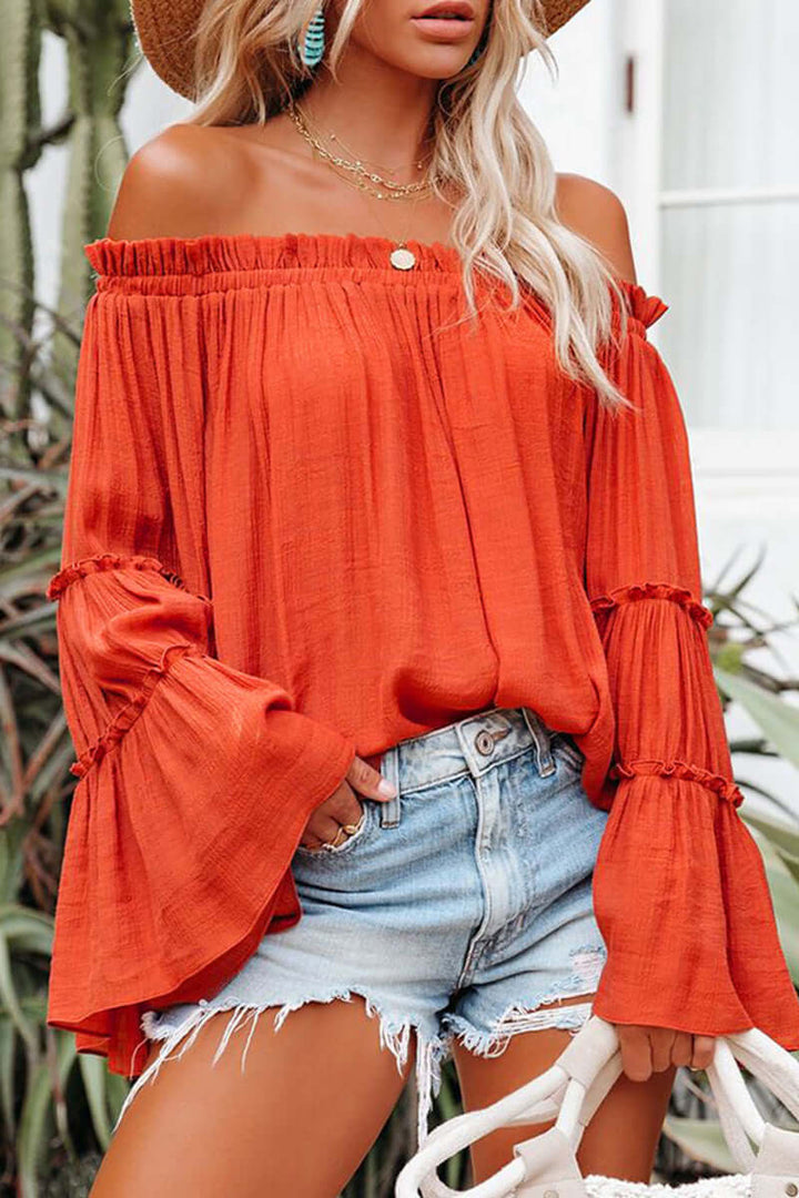 Women's Off-Shoulder Folded Top: Elegant &amp; Versatile