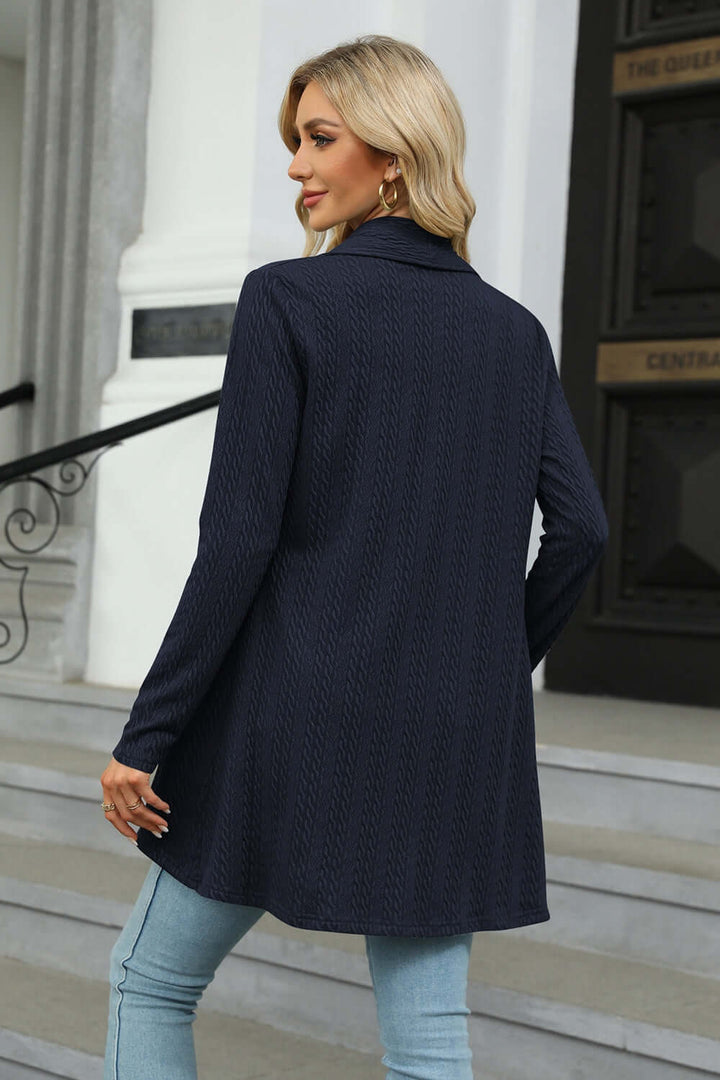Women's Casual Open-Front Longline Cardigan