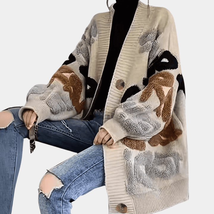 Women's Elegant Cotton Cardigan: All-Season Versatile Layer