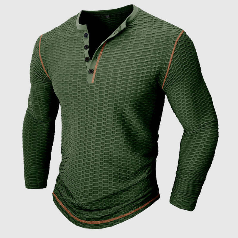 Men's Casual Long-Sleeve Shirt: Stylish & Comfortable
