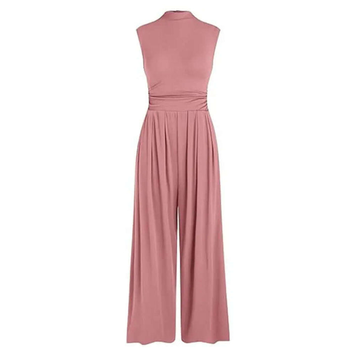Elegant Women's Wide-Leg Formal Jumpsuit