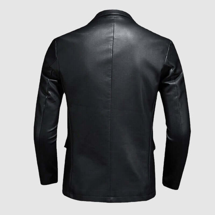 Men's Genuine Leather Jacket: Raw & Refined Style