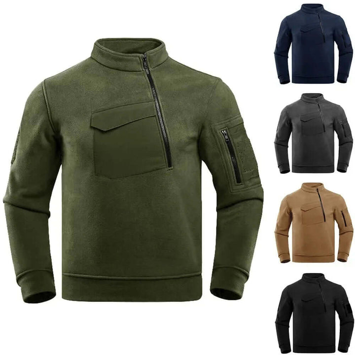 Men's Tactical Fleece Jacket: Warm, Durable & Versatile