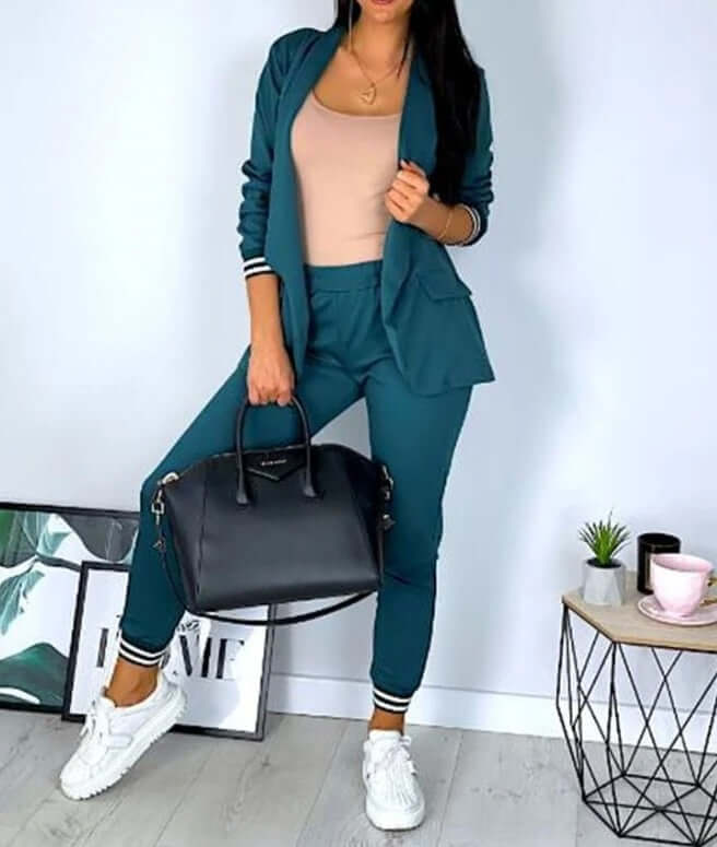 Women's 2-Piece Knit Fall Set: Chic & Comfortable Outfit