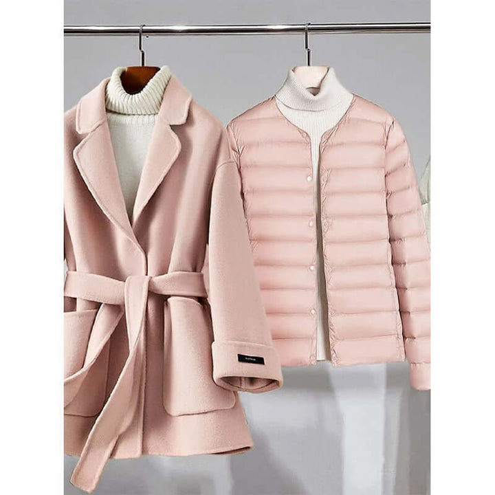 Women's Ultra-Light Packable Down Blazer Duo Set