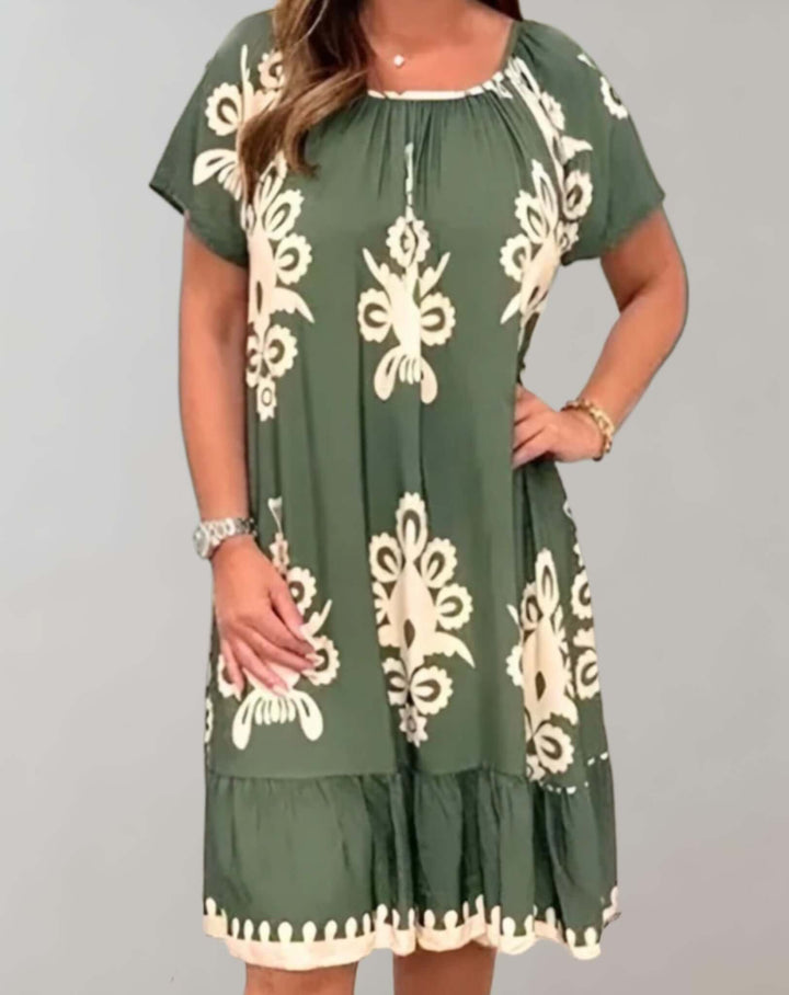 Women's Summer Floral Midi Dress