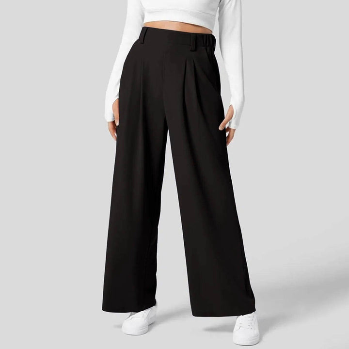 Women's Elasticated Long Trousers: Comfort & Style