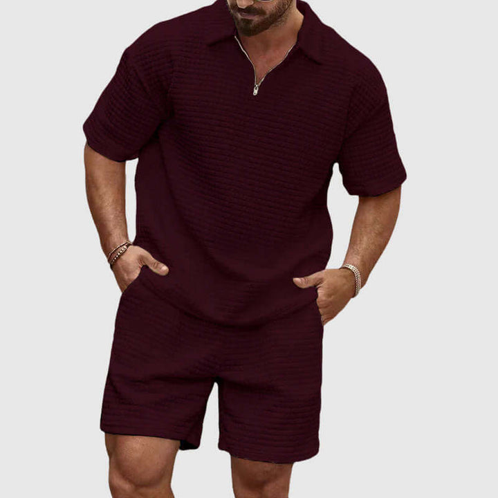Men's Moisture-Wicking Active Set: Gym & Running Outfit